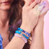 Azul | Bracelet en argent sterling 925 avec verre Firefly Evil Eye
